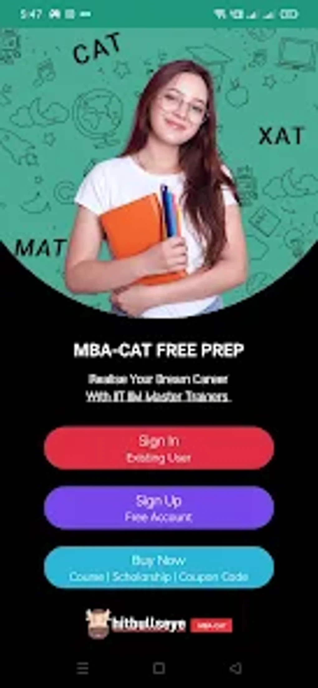 Android Için MBA-CAT Exam Prep Hitbullseye - İndir