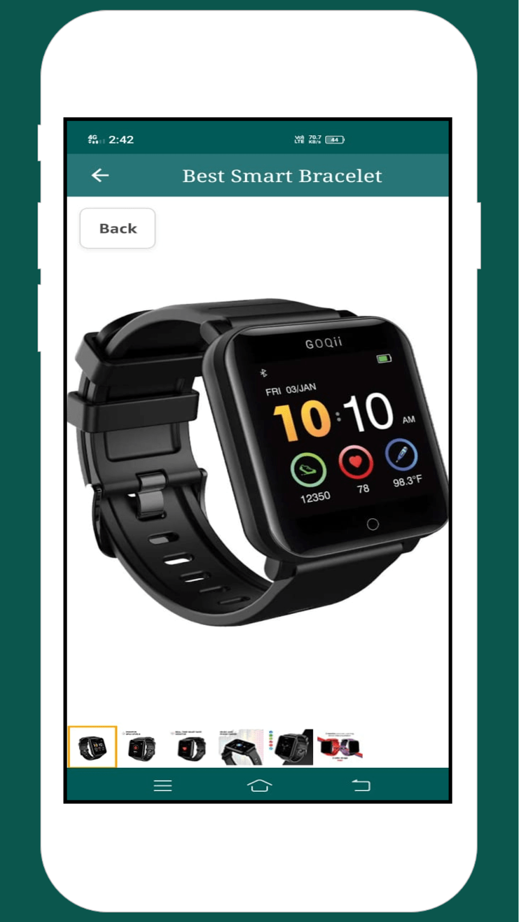 Smart Bracelet Watch App for Android - Download