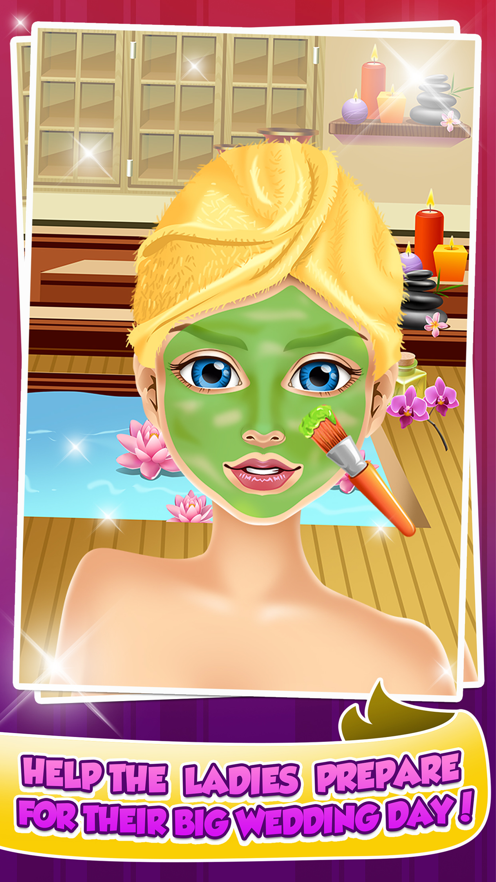 Wedding Salon Makeover Spa Girl Games для iPhone — Скачать