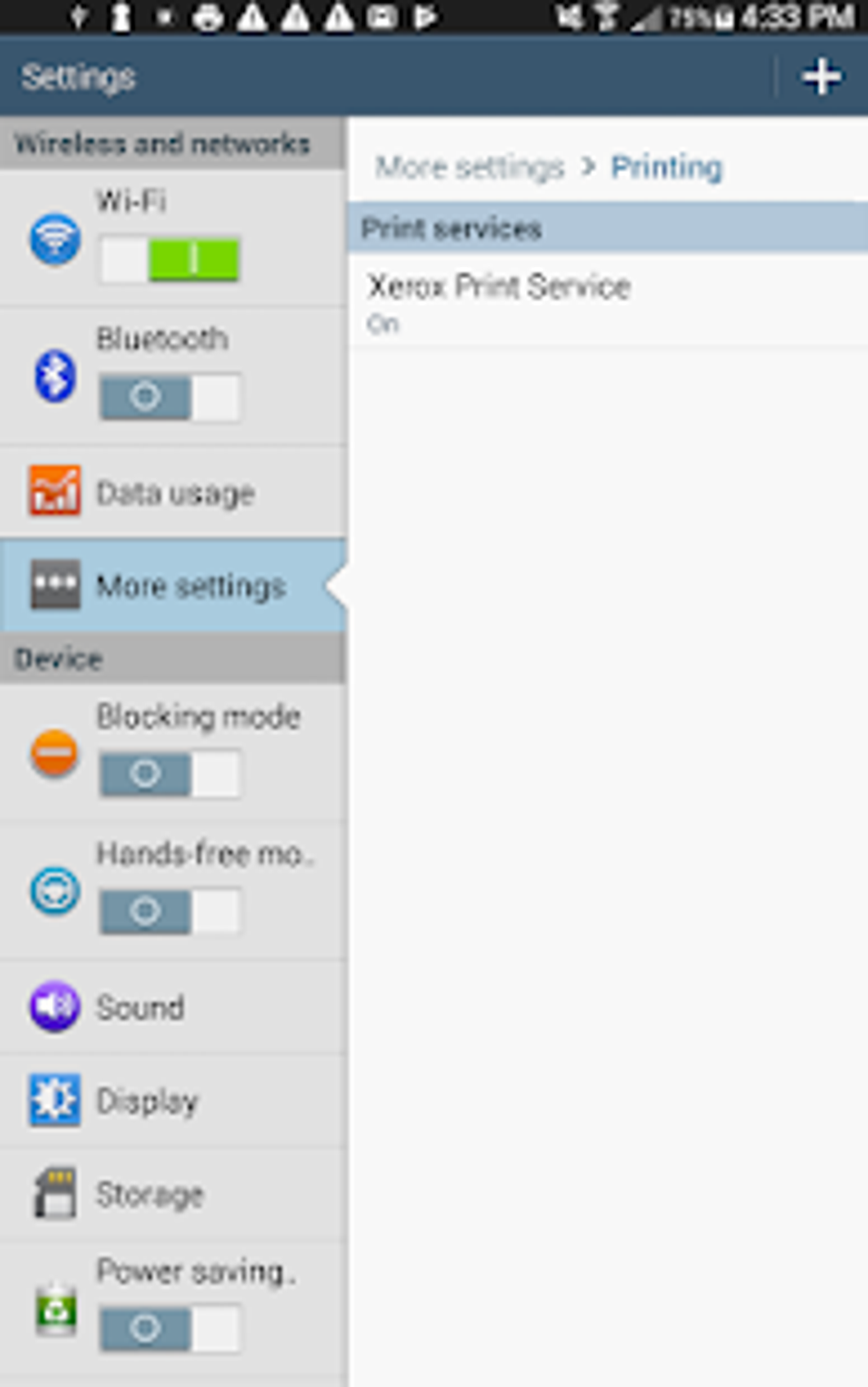 Xerox Print Service Plugin APK для Android — Скачать