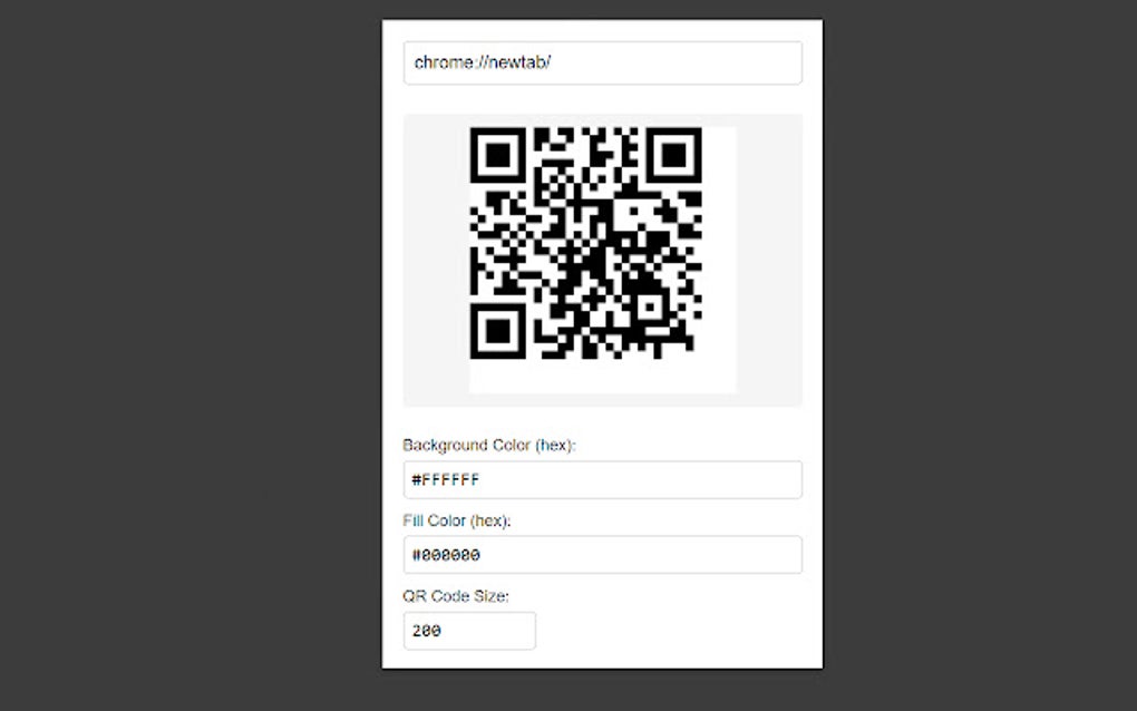 QR Code Generator for Google Chrome - Extension Download
