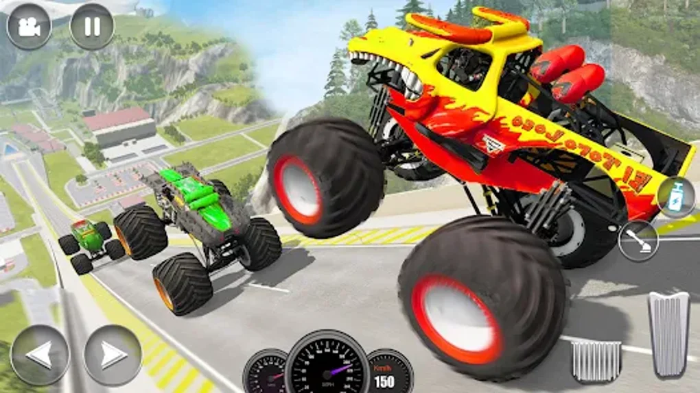 car racing monster truck games