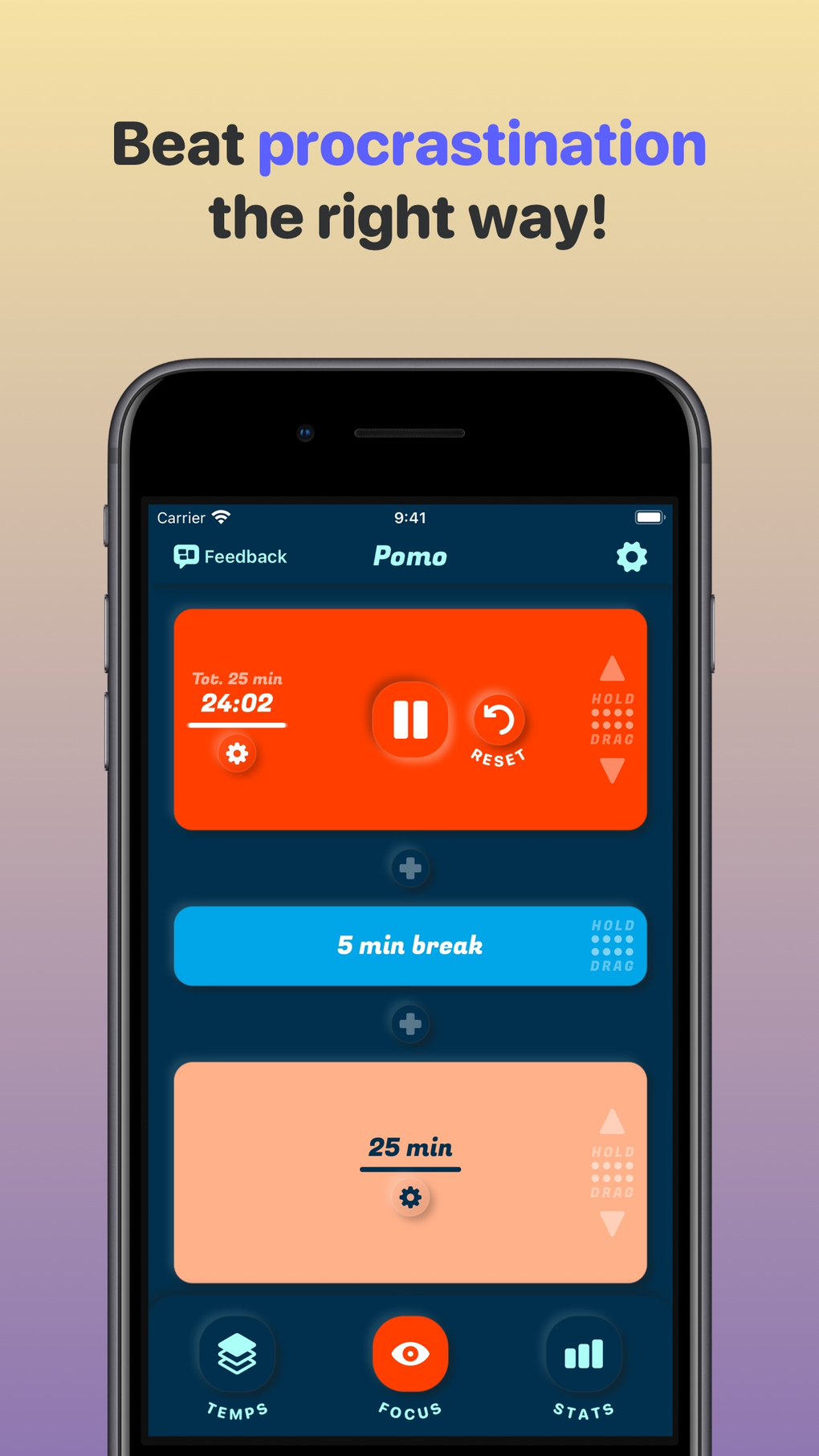 Pomo Timer - Focus Study for iPhone - Download