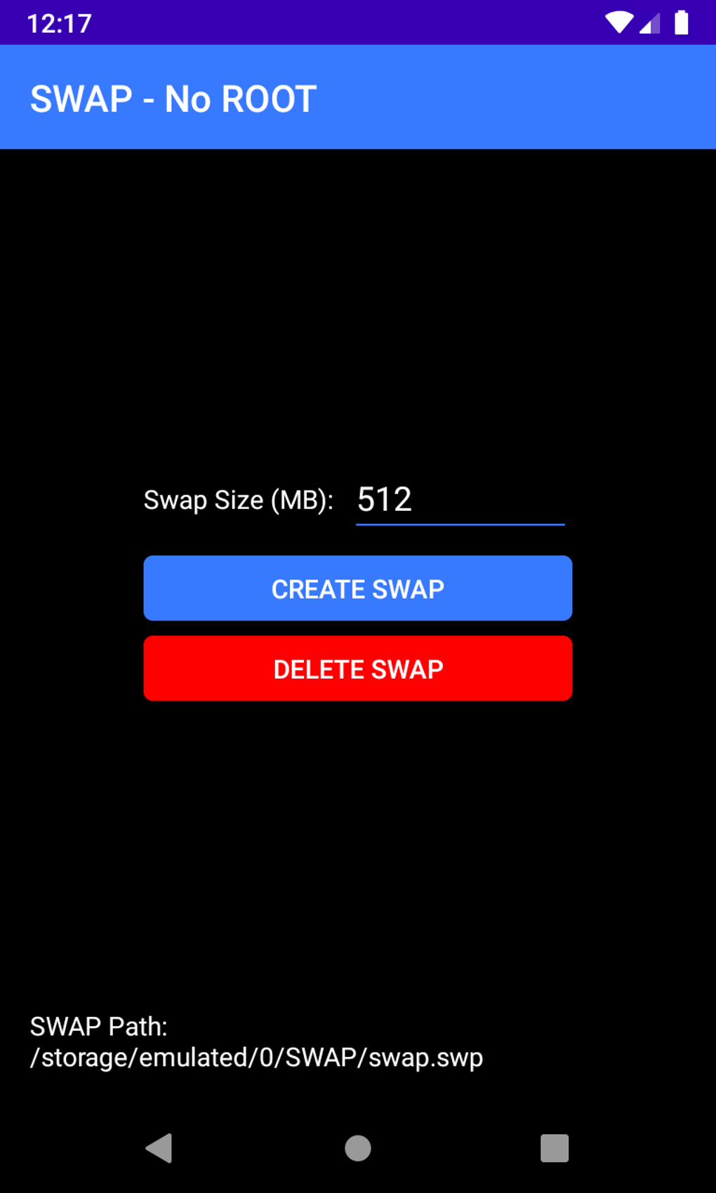 SWAP - No ROOT APK для Android — Скачать