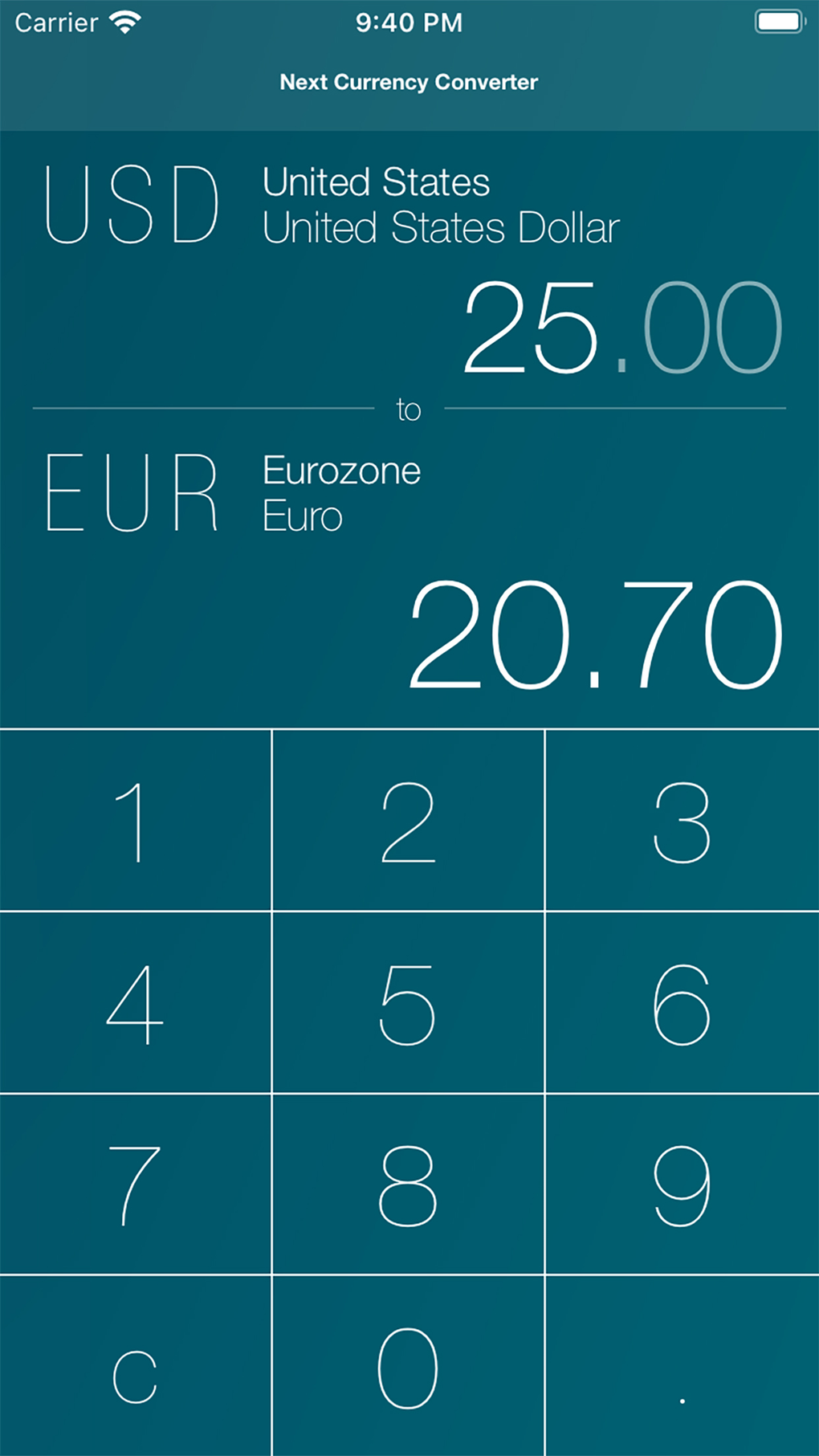 Next Currency Converter For IPhone Download