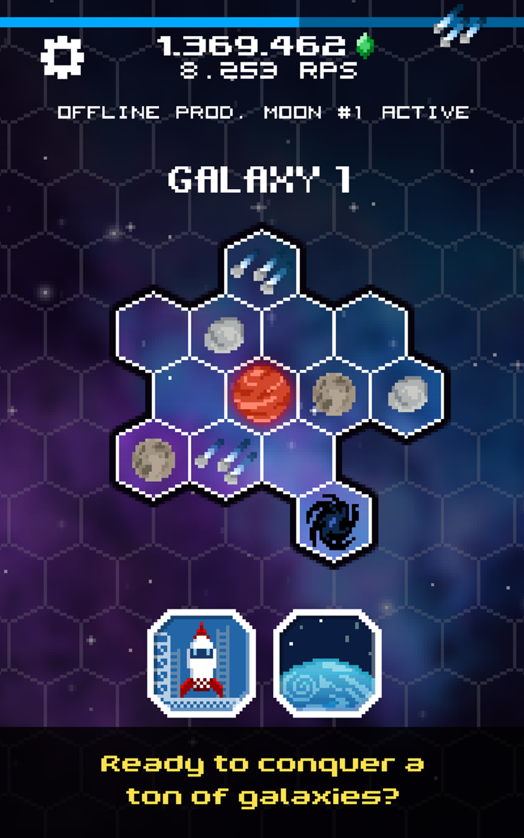 Tap Galaxy Deep Space Mine APK для Android — Скачать