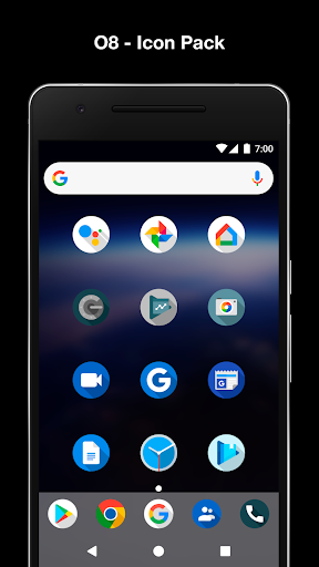 O8 - Android Oreo 8.0 Icon Pack APK для Android — Скачать