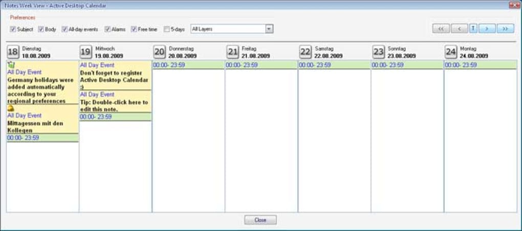active desktop calendar 7.95 download