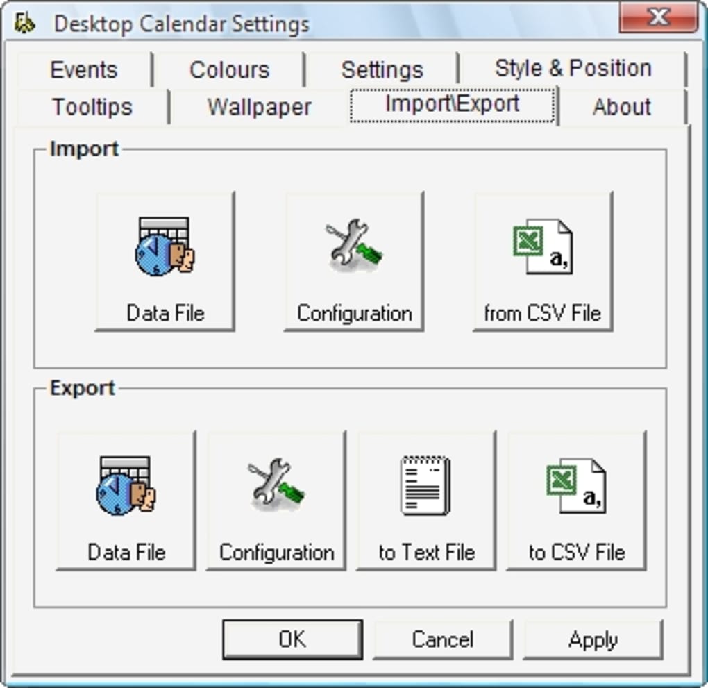 Desktop Calendar Download