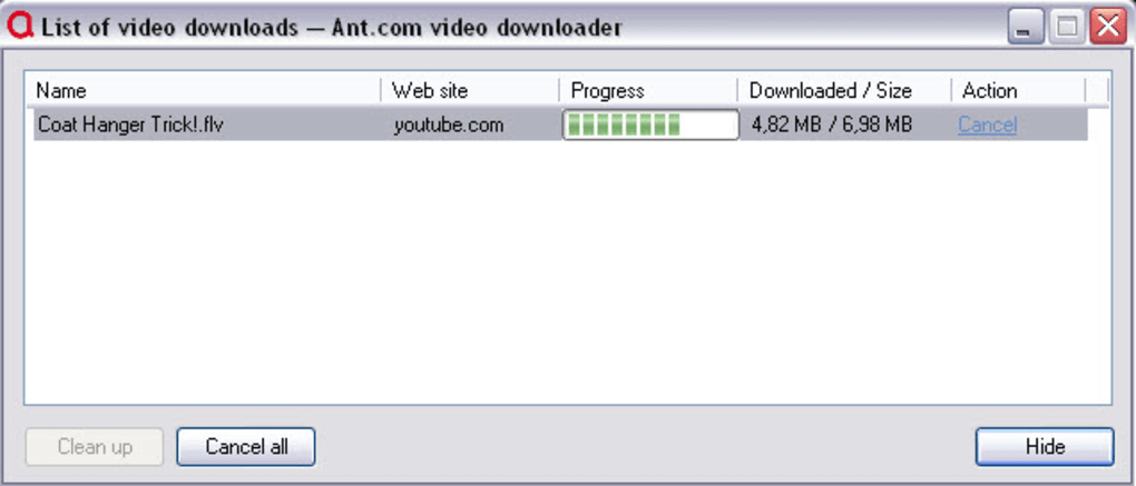 ant video downloader internet explorer