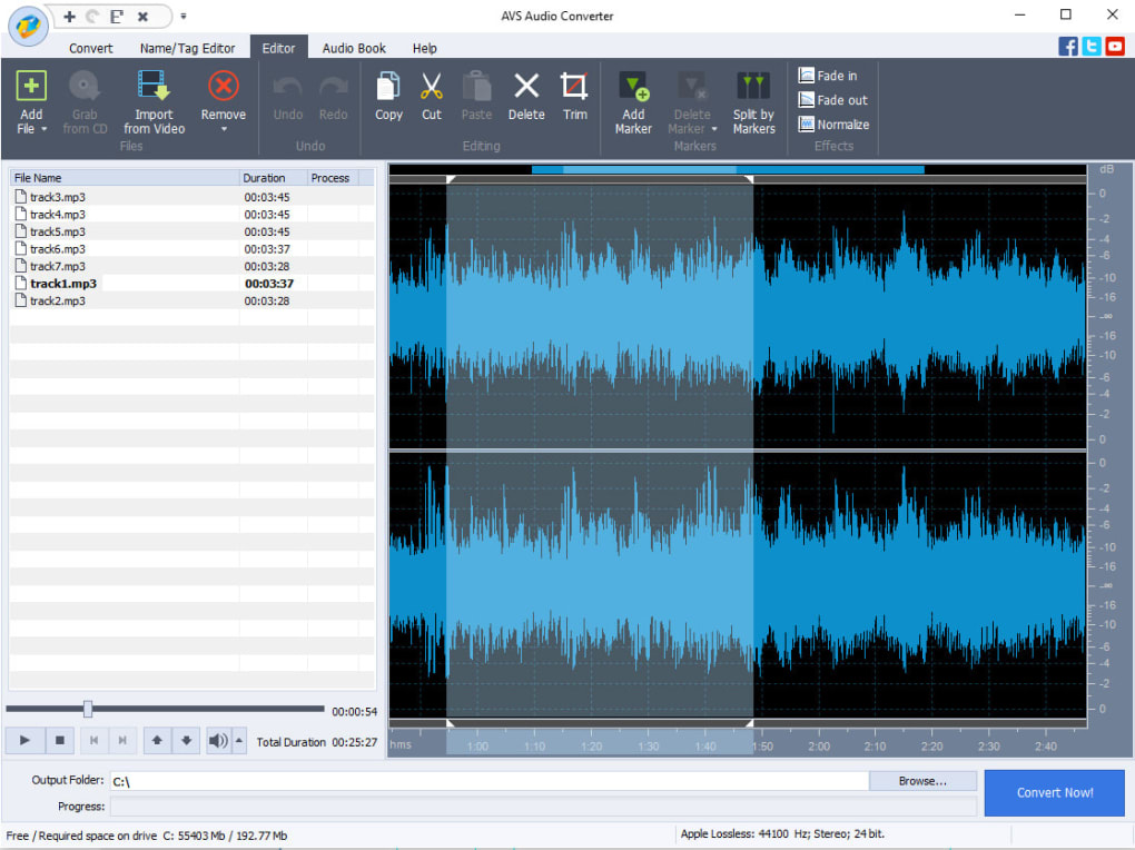 make audio clearer avs audio editor