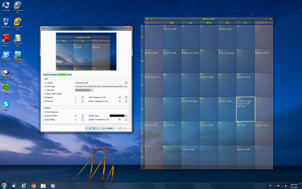 Interactive Calendar untuk Windows Unduh