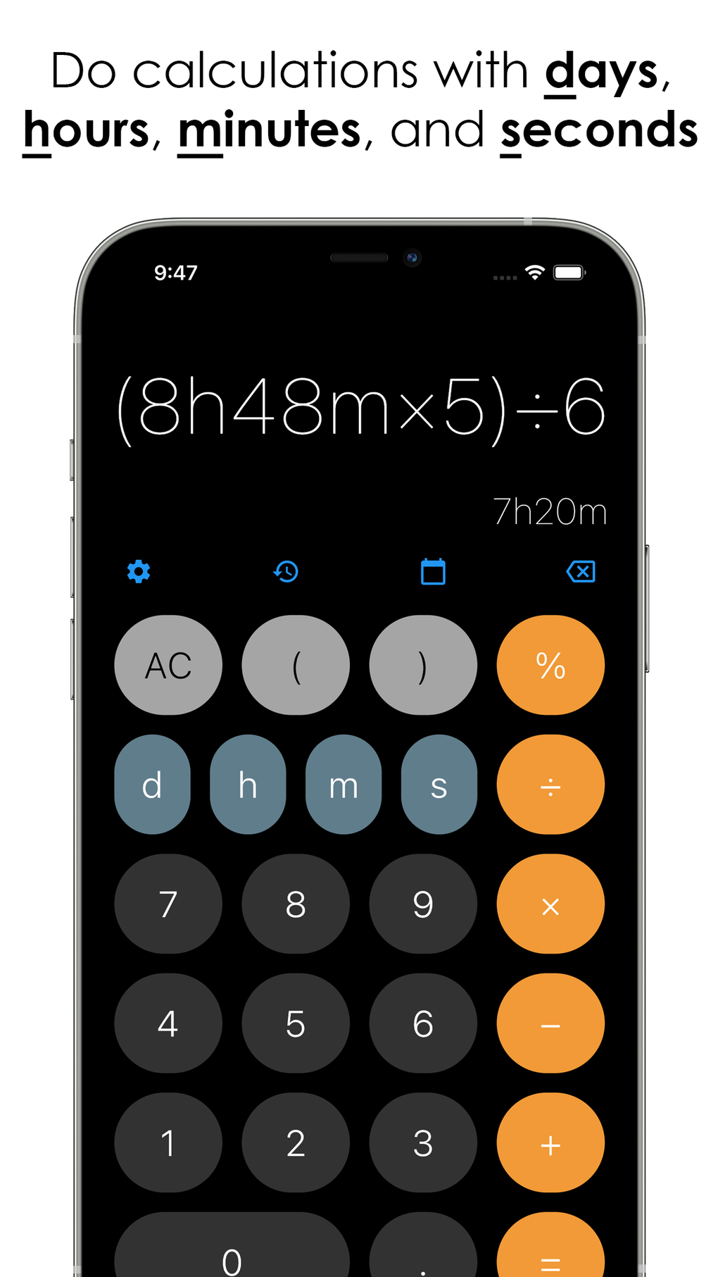 Time Calculator для iPhone — Скачать