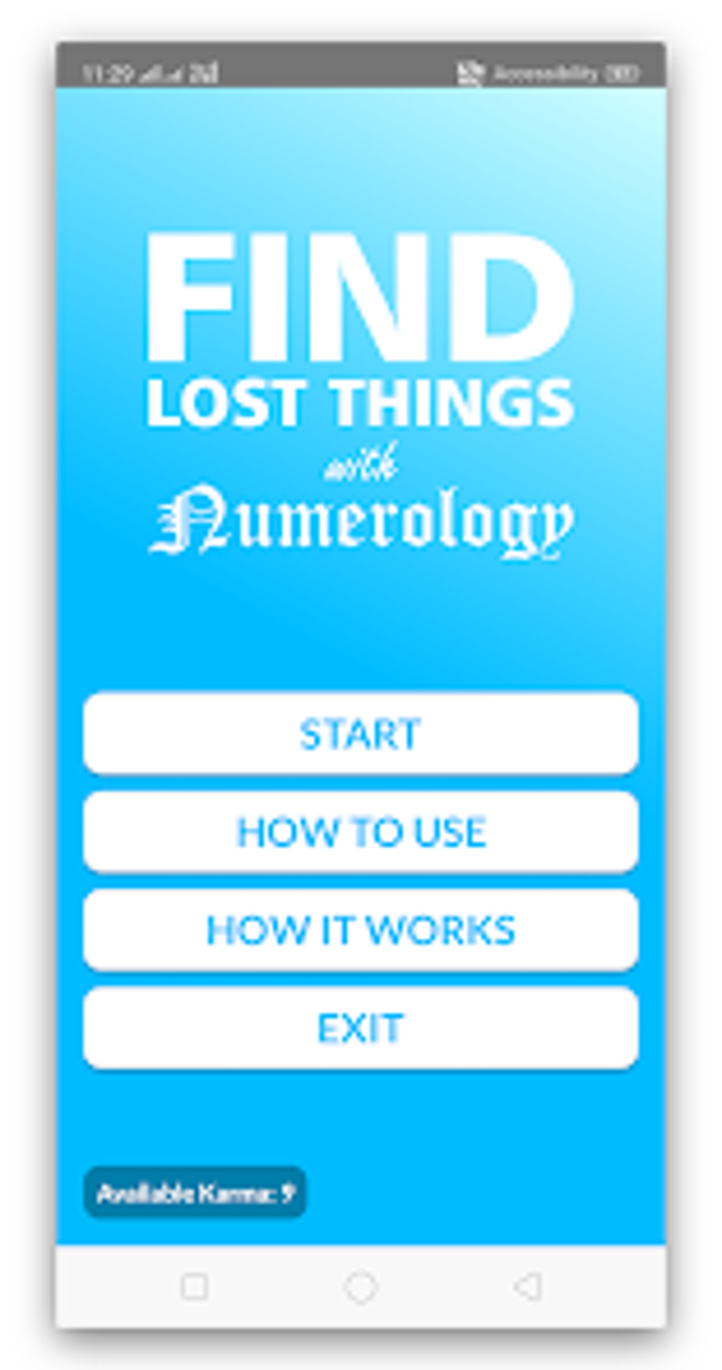 Find Lost Things With Numerolo для Android — Скачать