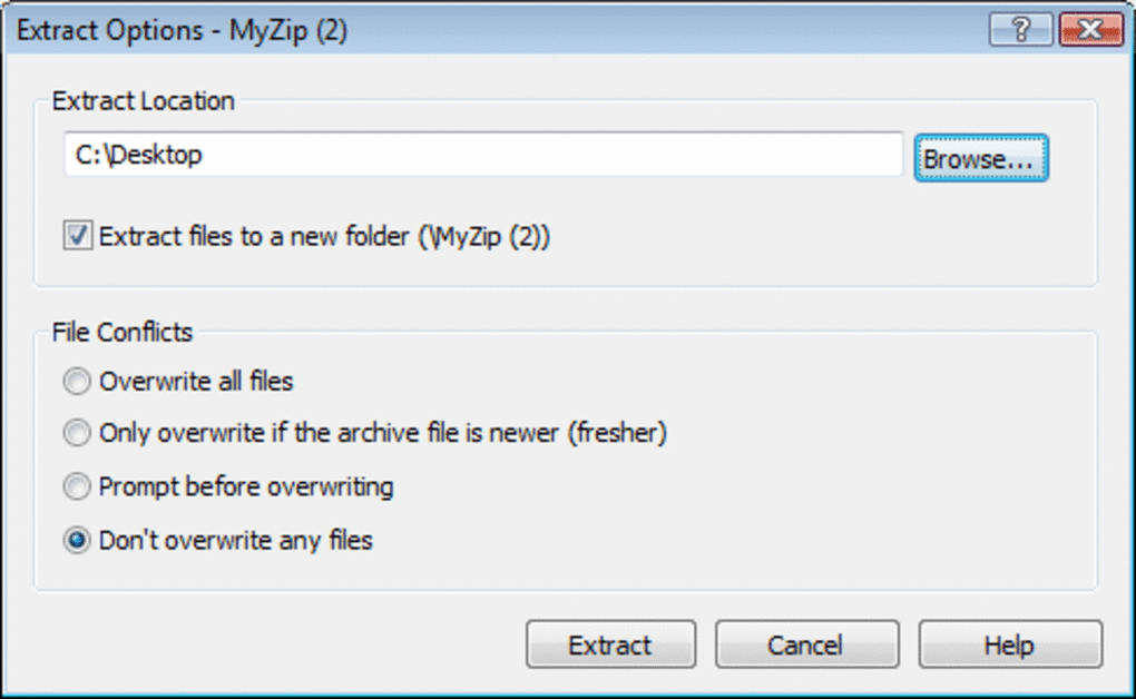 express download zip file