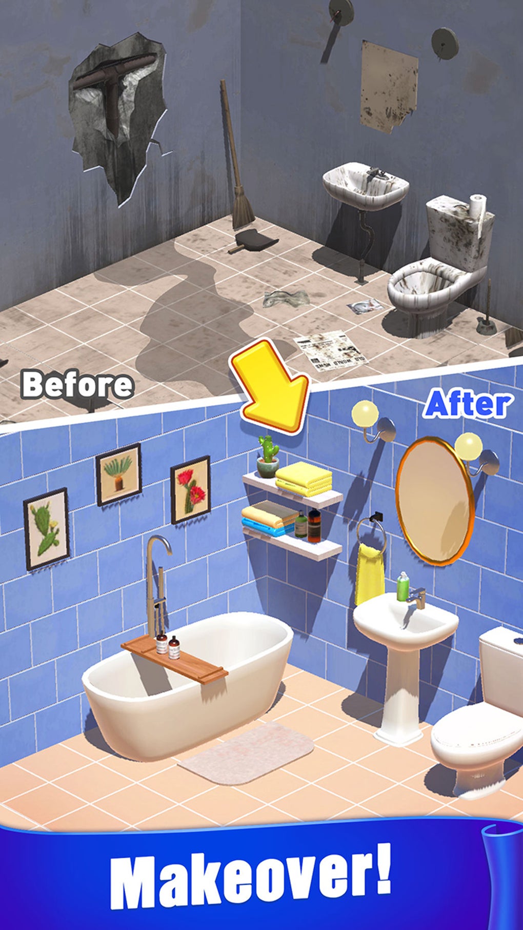 Home Flip Idle Makeover Design для Android — Скачать