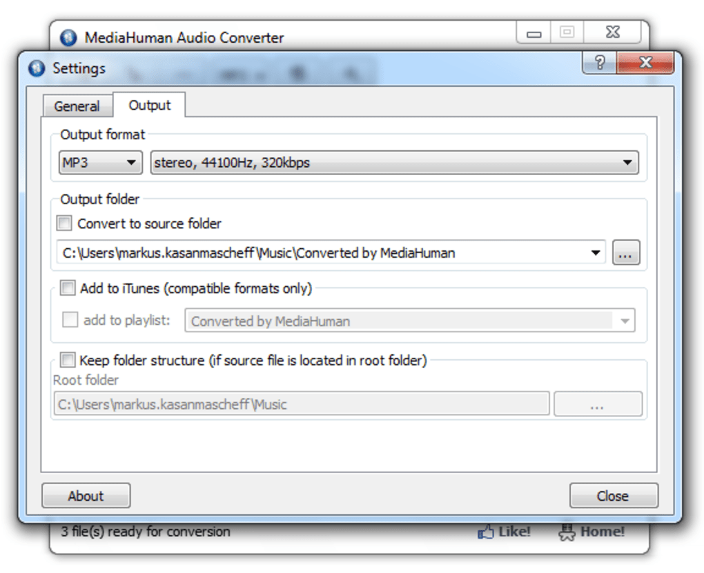 mediahuman audio converter cannot open a file