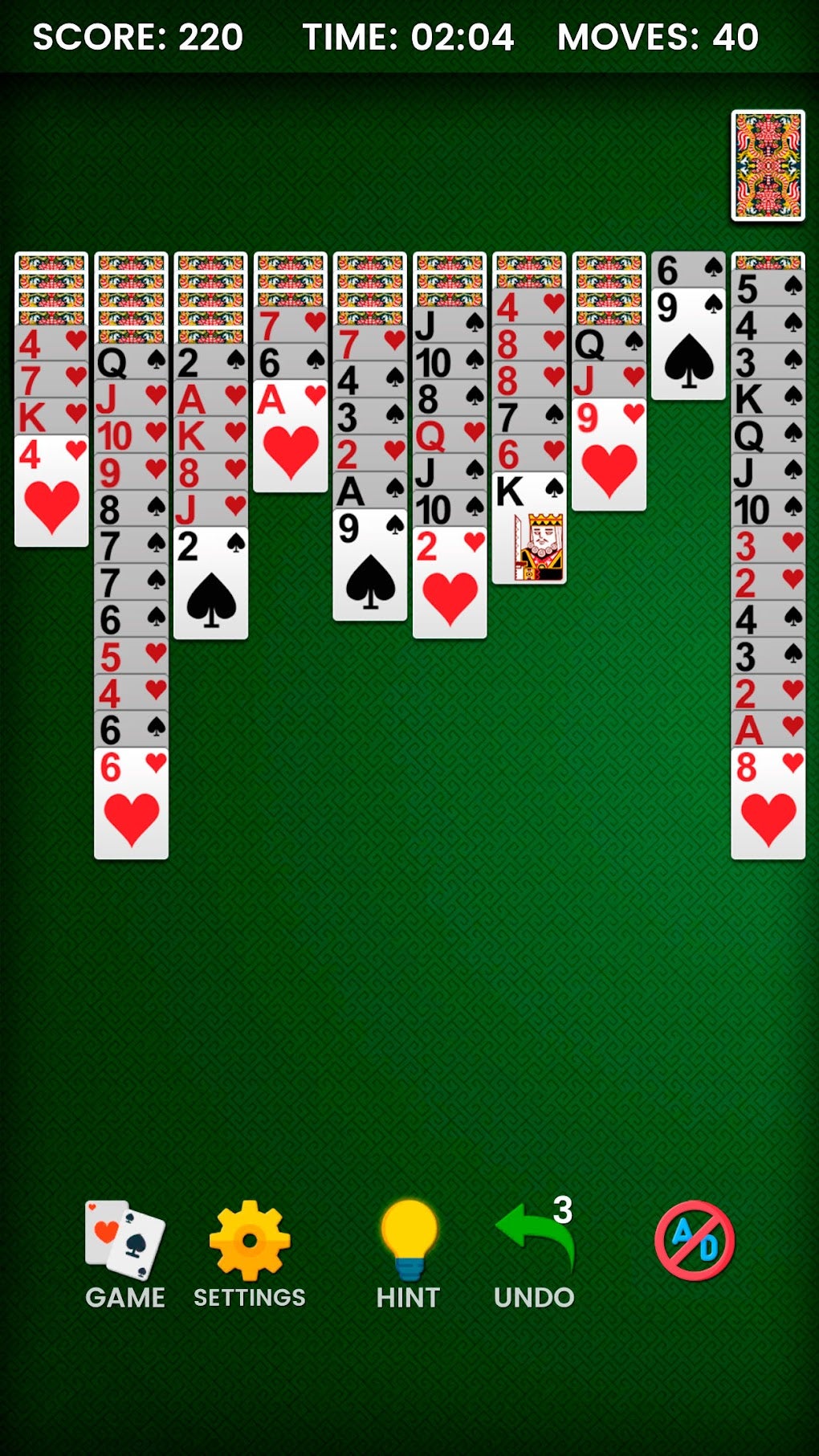 Spider Solitaire для Android — Скачать