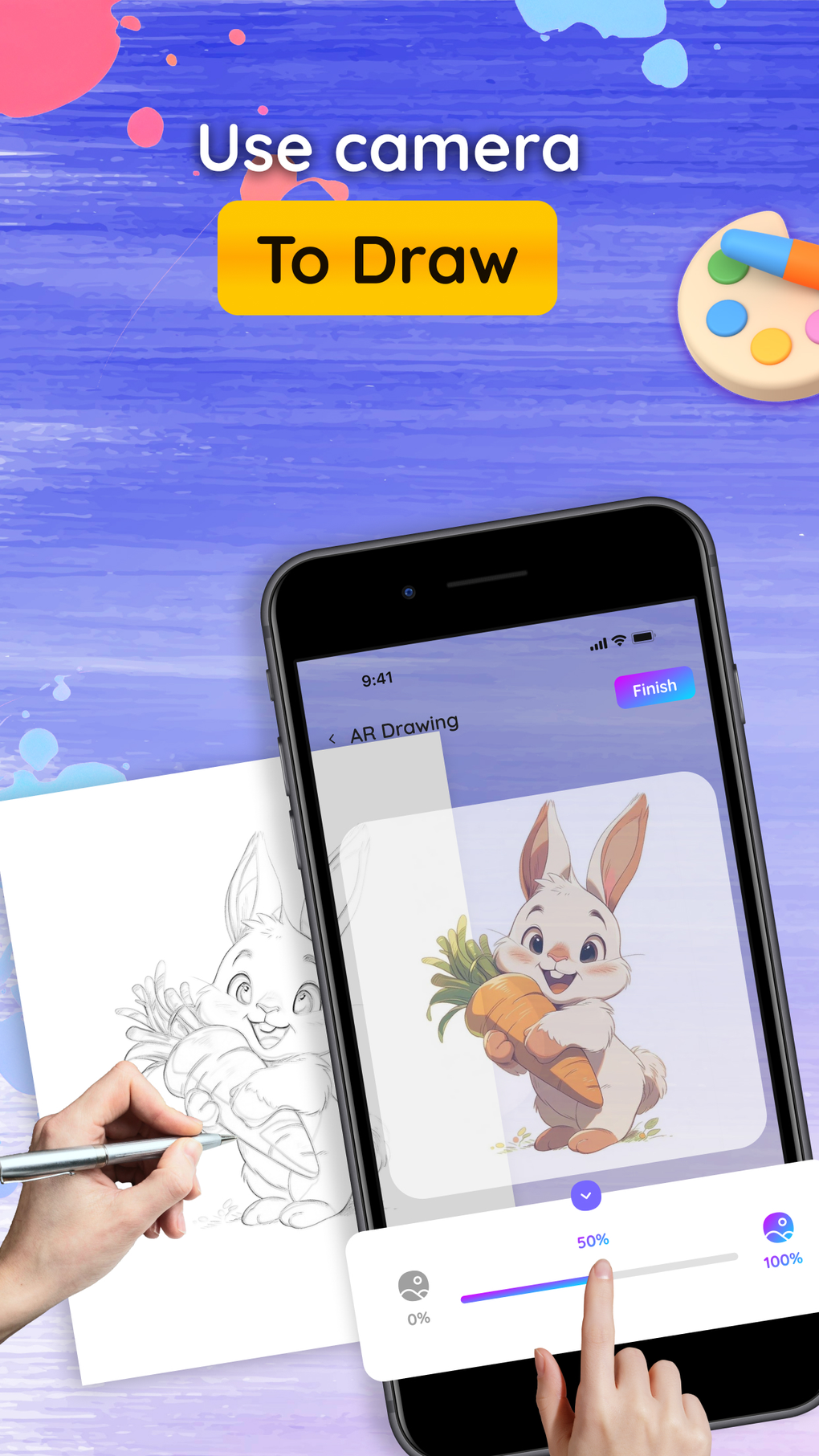 AR Drawing: Paint to Sketch для iPhone — Скачать