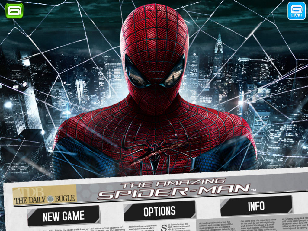 the amazing spider man app free