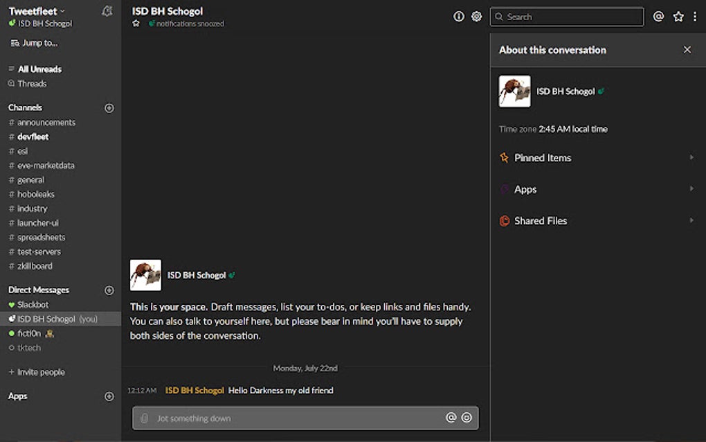 Slack dark mode for Google Chrome - Extension Download