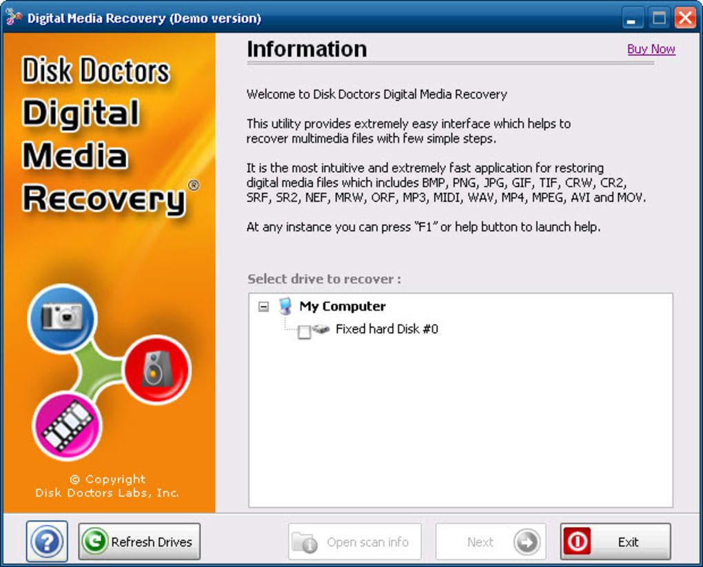 Digital Photo Recovery Utility - Disk Doctors Hard Drive