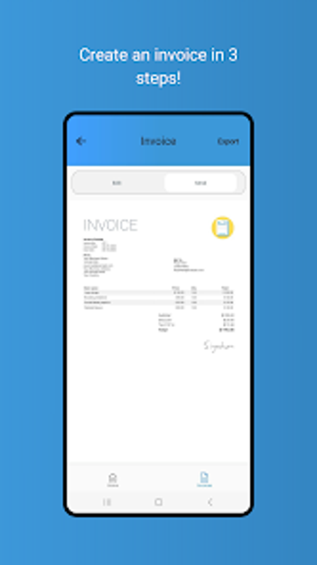 Wow Invoice For Android Download