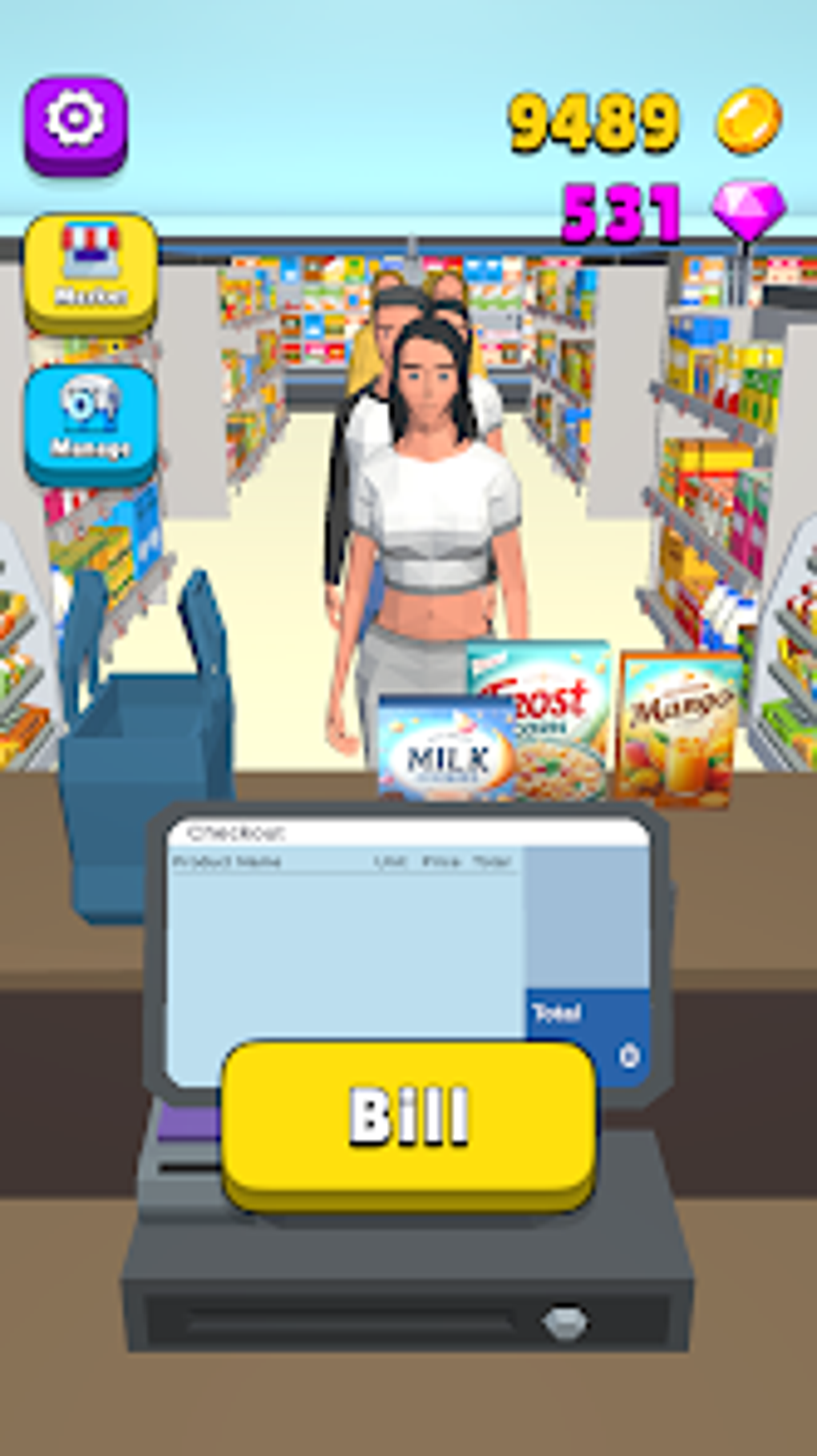 Cashier Supermarket Simulator для Android — Скачать