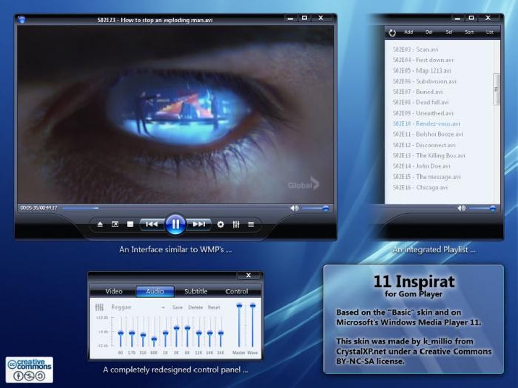 windows media player 11 skins free download