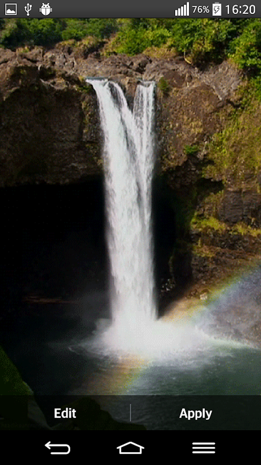 Waterfall Wallpaper With Sound APK для Android — Скачать