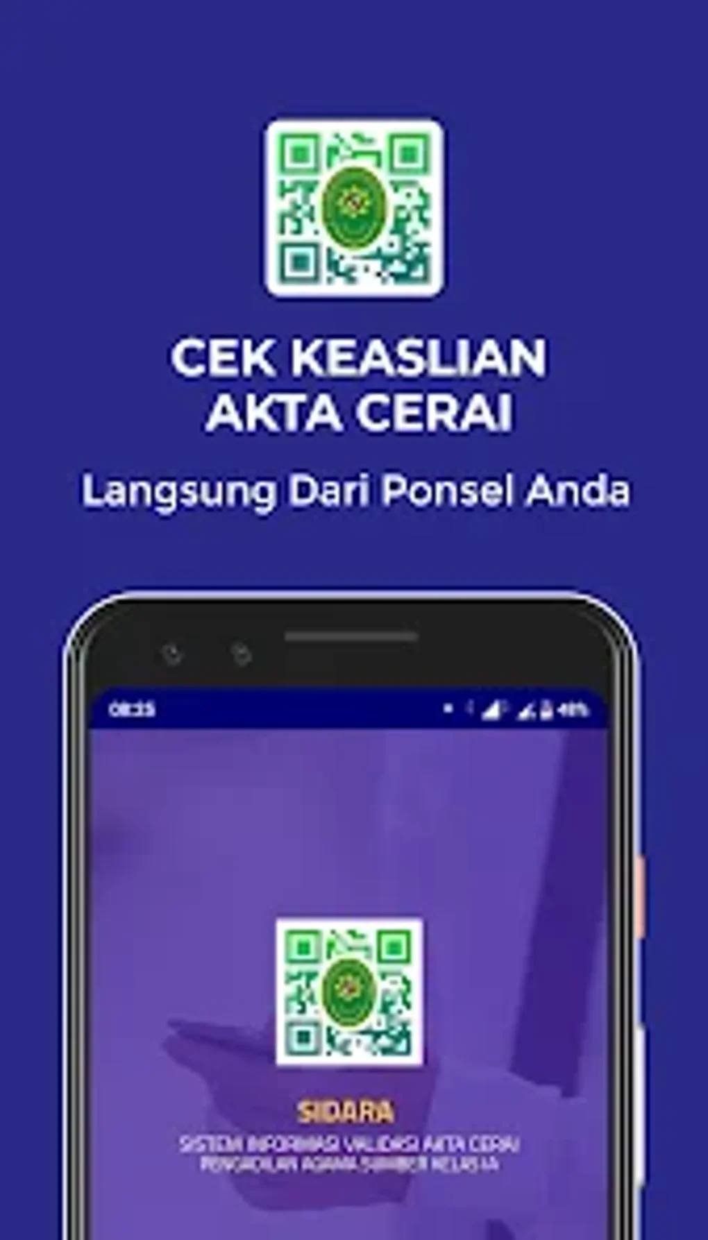Android SIDARA Validasi Akta Cerai Android SIDARA Validasi Akta Cerai