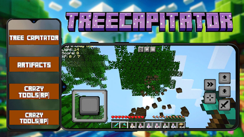 Mods Tree Capitator Minecraft per Android - Download