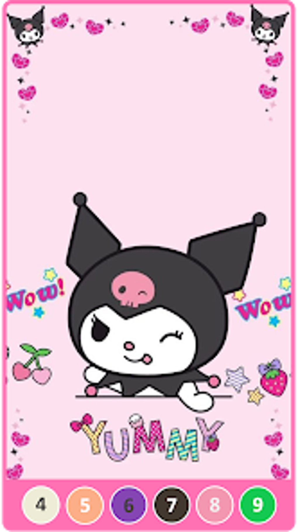 Kuromi Coloring By Number for Android - Download