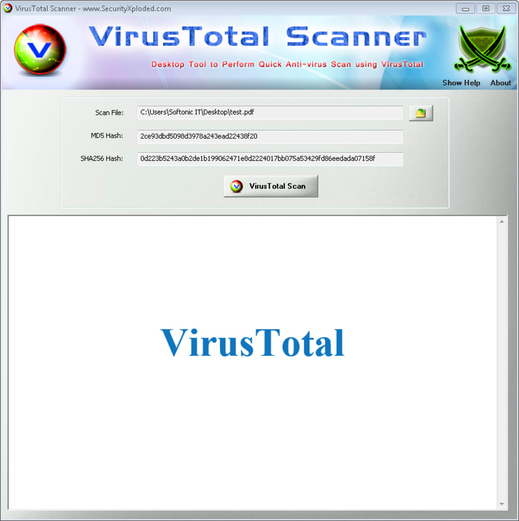 Virus Total Scanner - Download