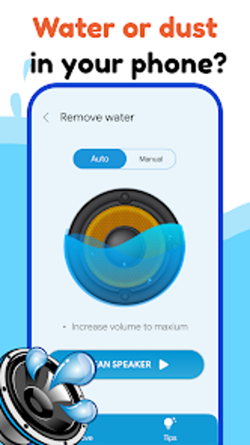 Speaker Cleaner Water Remover для Android — Скачать