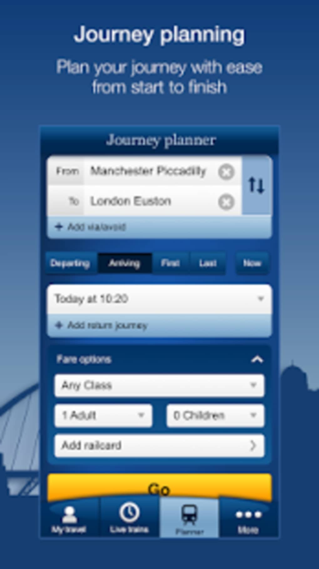 national rail enquiries journey planner