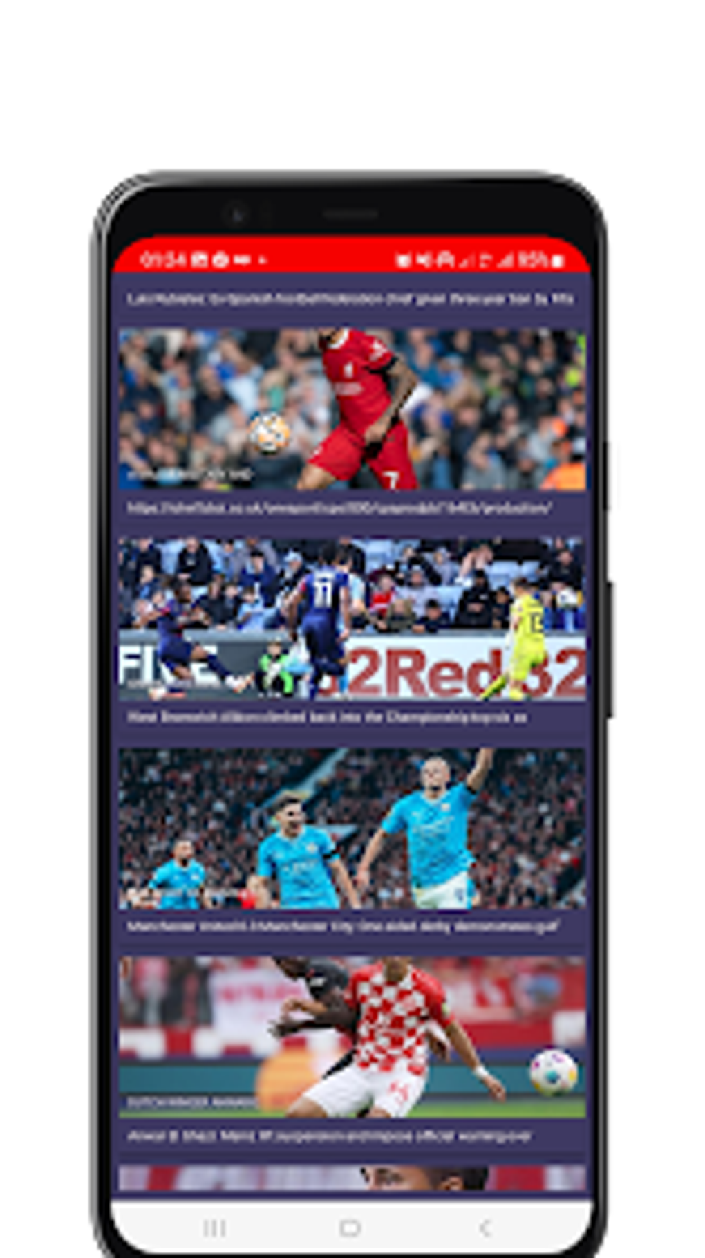 Football Live TV App для Android — Скачать