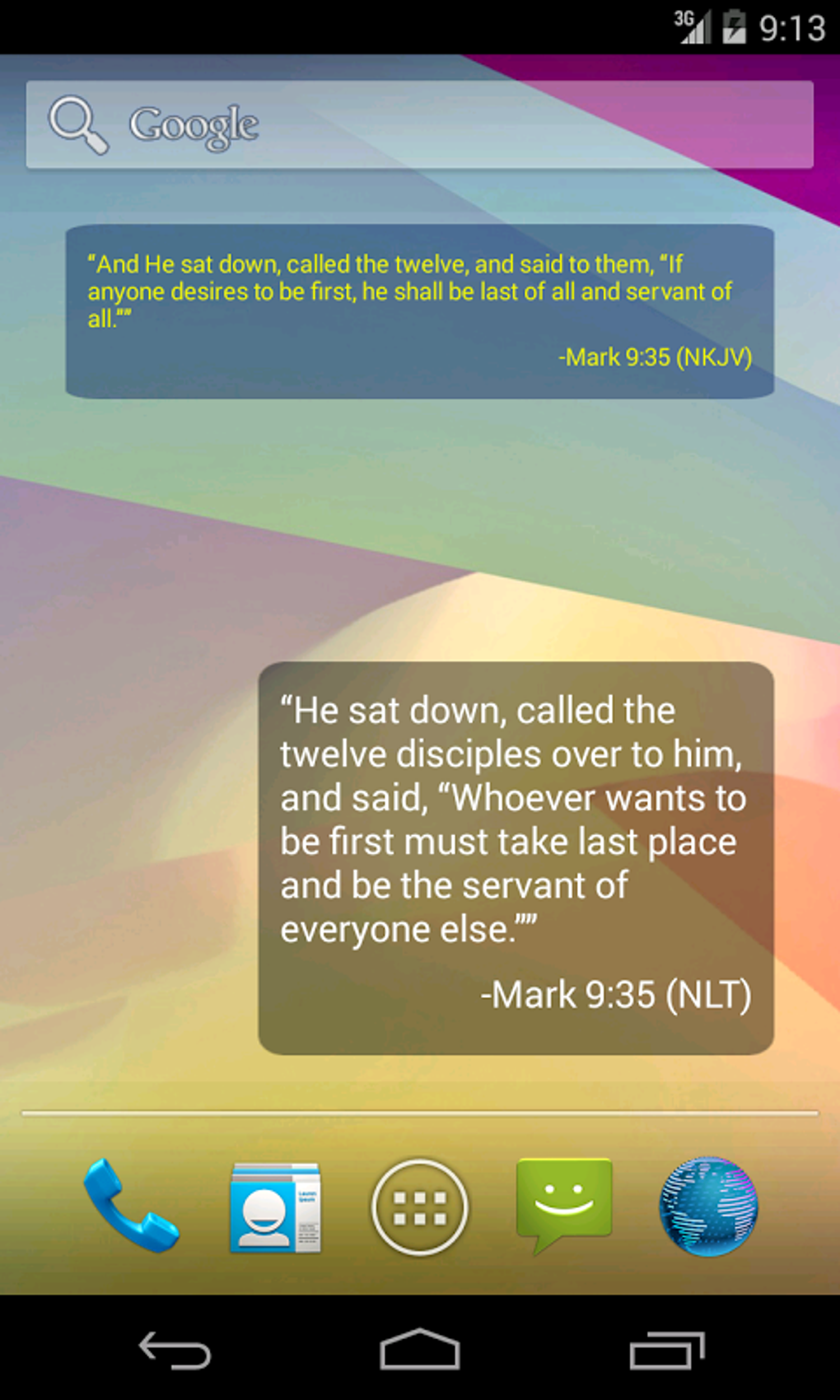 Daily Bible Verse Widget For Iphone