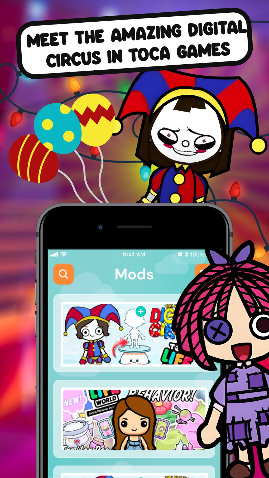 Digital Circus for Toca World for iPhone - Download