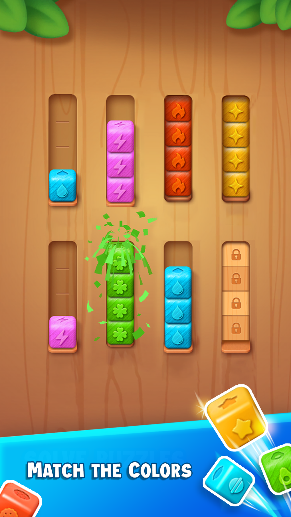 Wood Block: Sort Color for iPhone - Download
