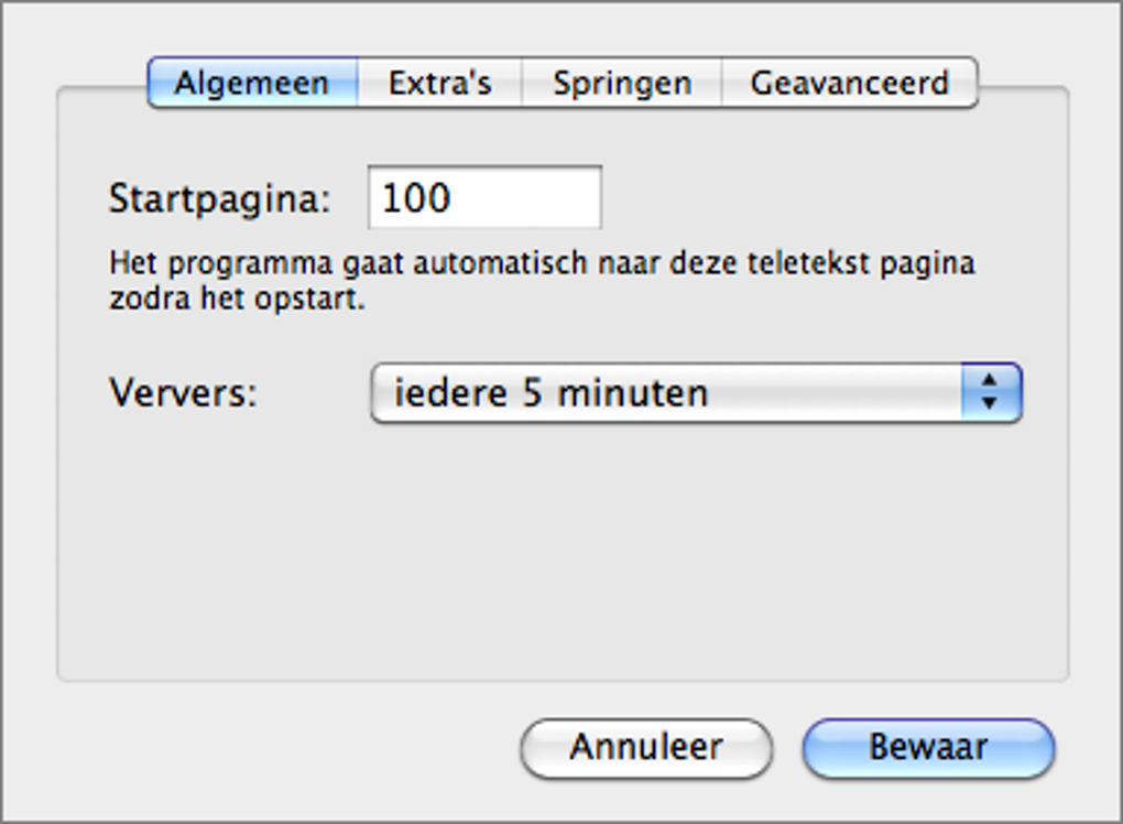 NOS Teletekst Browser voor Mac - Download