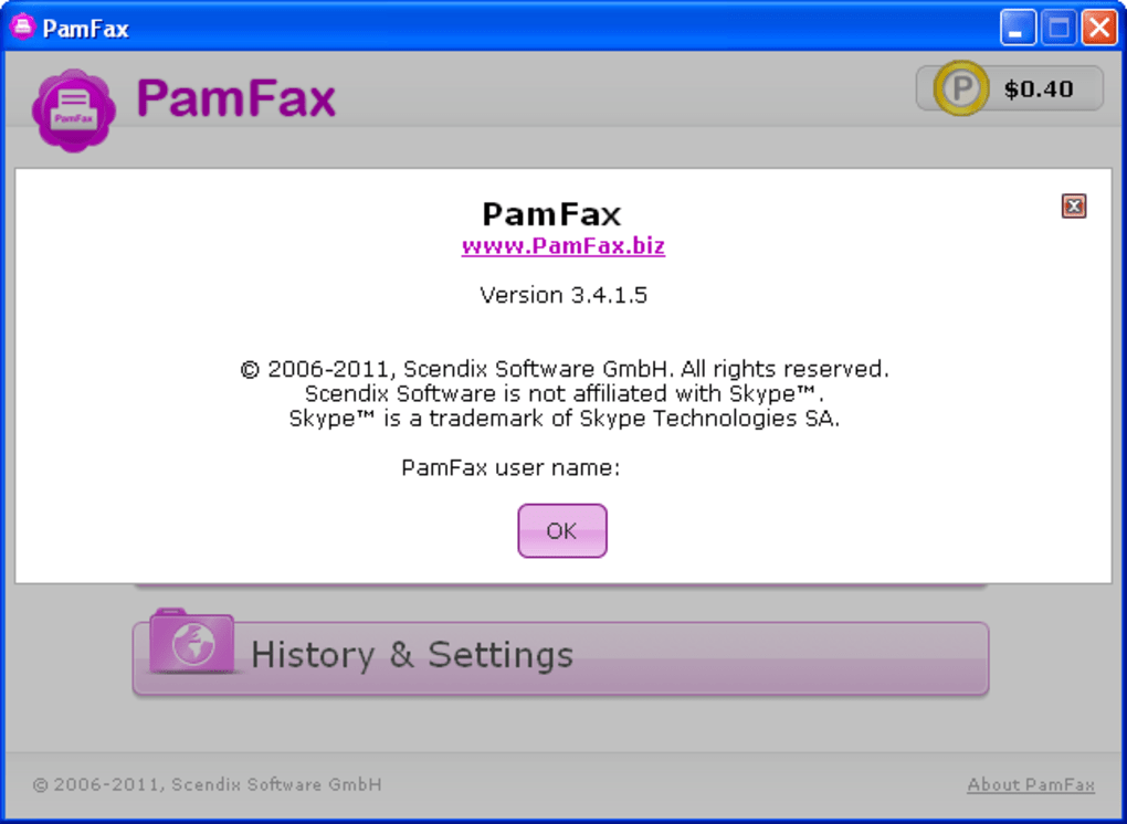 pamfax windows 10