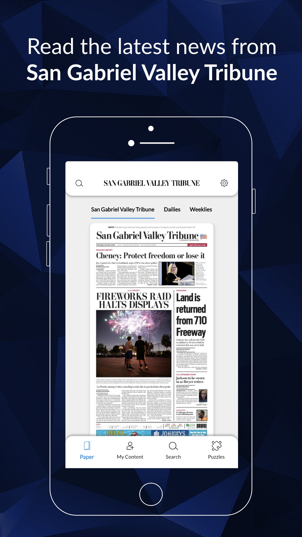 Sgv tribune e edition para iphone download