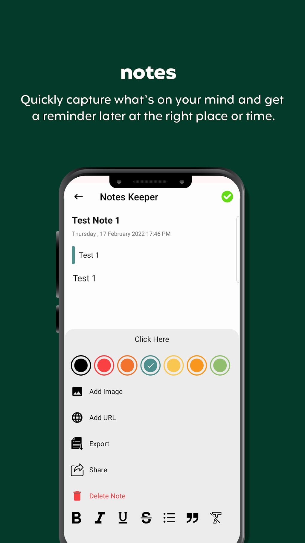 Notes Keeper для Android — Скачать