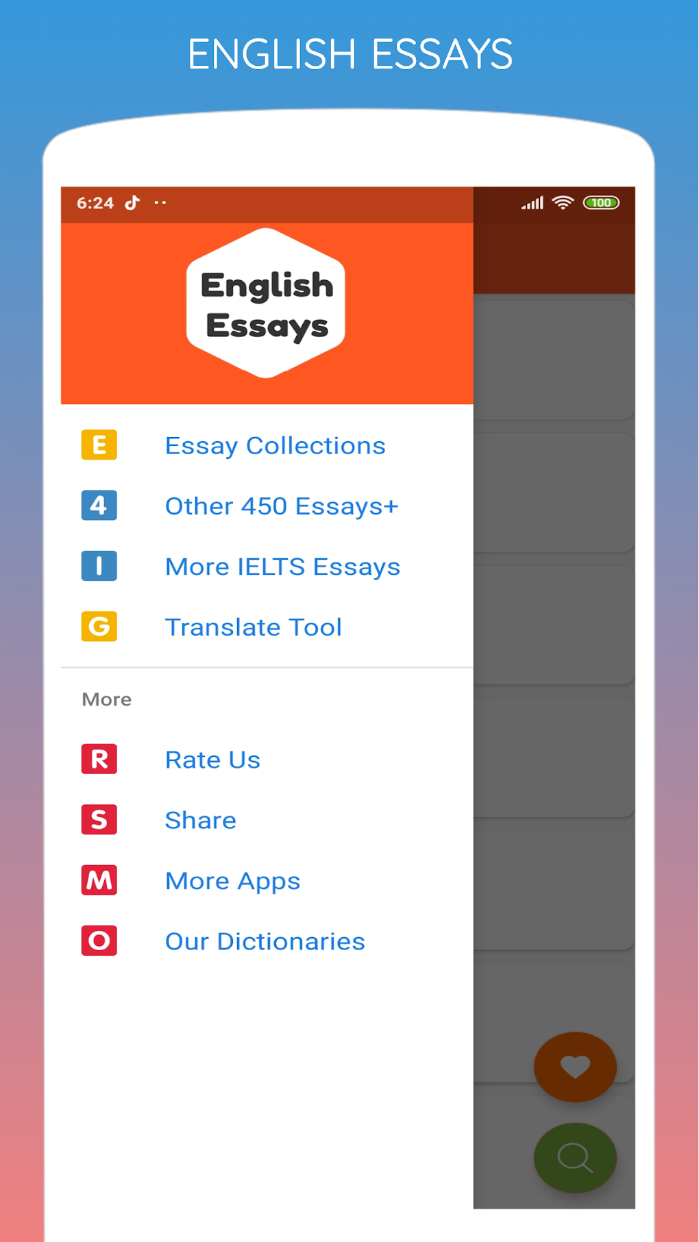 english essays apk