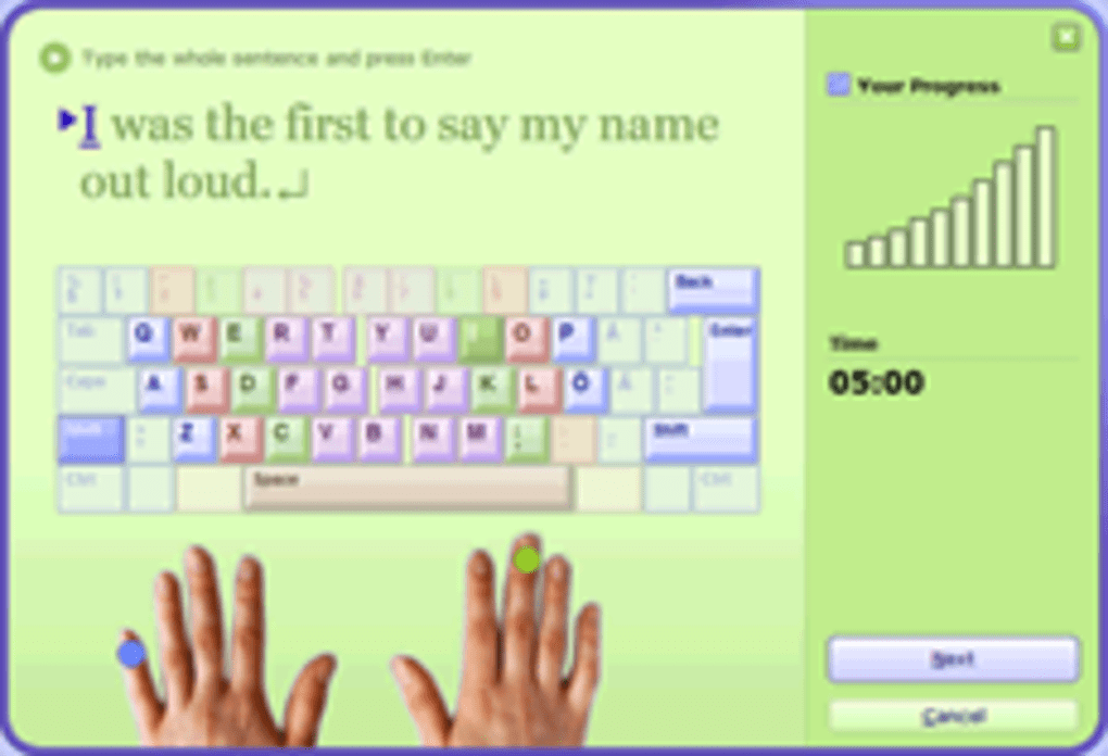 Fast typing test