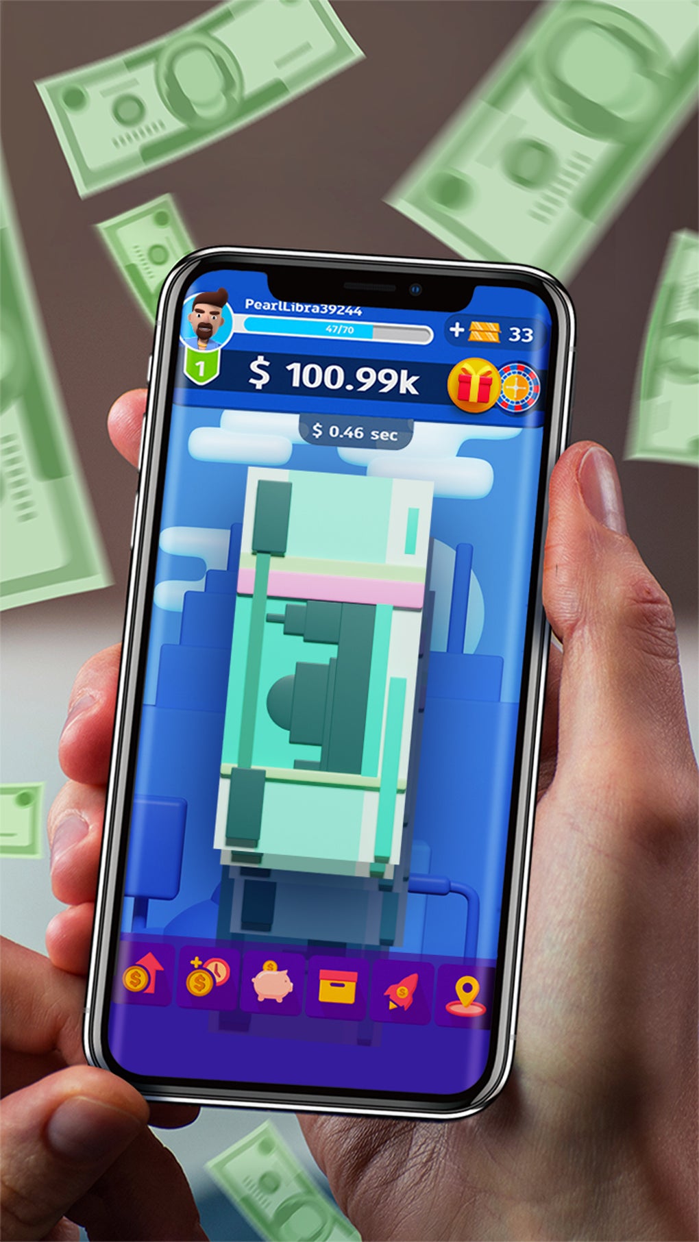 Money cash clicker для Android — Скачать