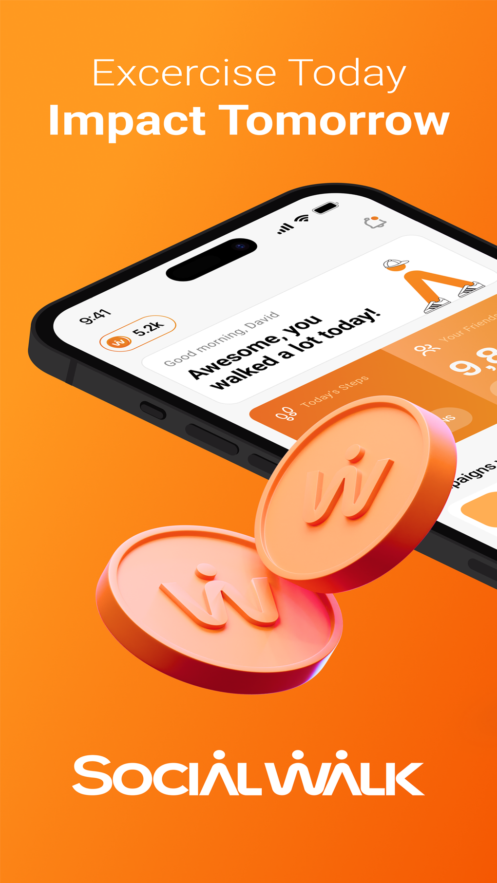 SocialWalk - Walk and Donate para iPhone - Descargar