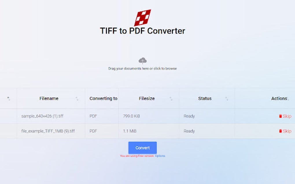 TIFF to PDF Converter for Google Chrome Extension Download