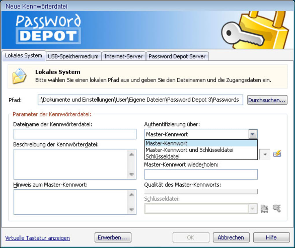 password depot android